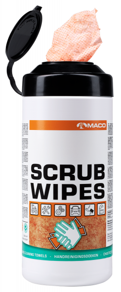 MACO Scrub Wipes Extreme Orange 75st