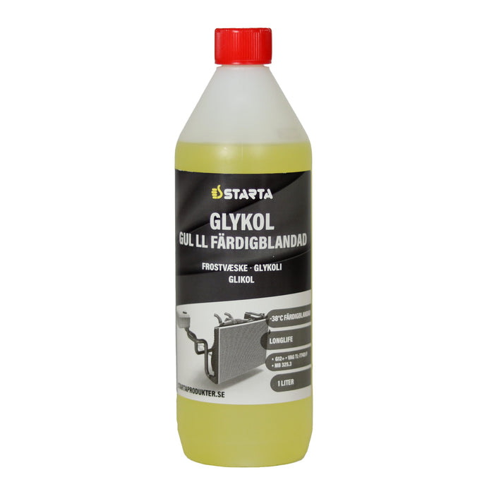 Starta Glykol Gul Färdigblandad 1 Liter