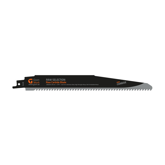 Tigerblade RAW Carbide Teeth 228 x 25 x 13 mm 6 TPI