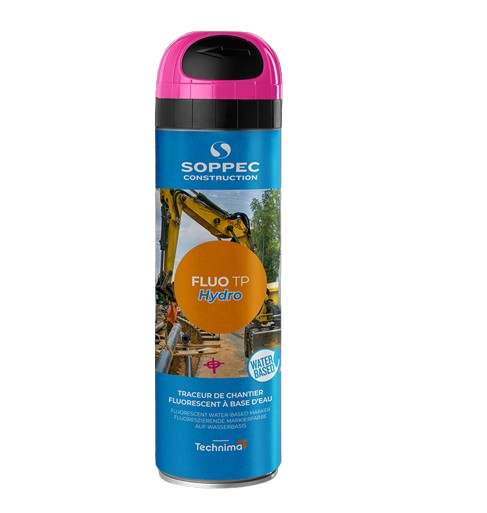 Märkfärg – SOPPEC Fluo TP Hydro 500ml (Vattenbaserad) | Cerise, Blå, Röd, Grön, Orange, Lila, Gul