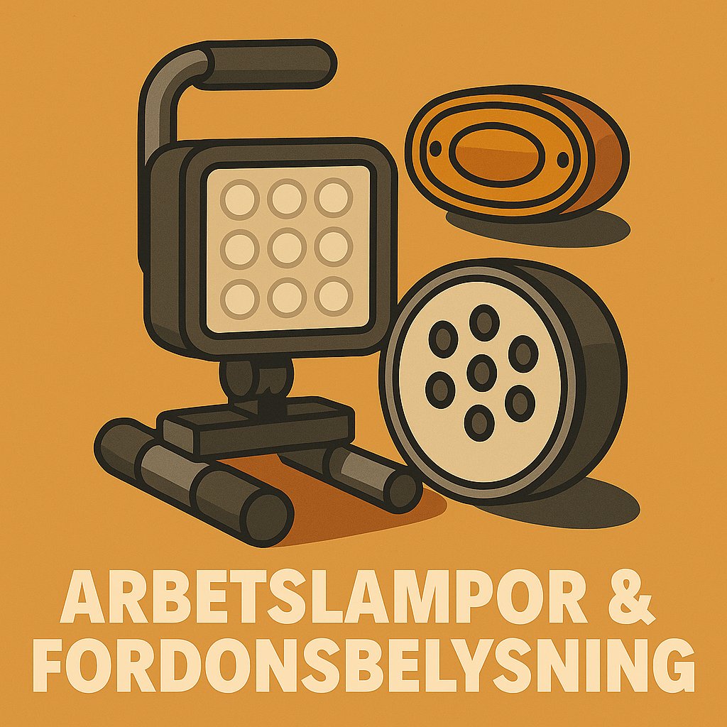 Arbetslampor & Fordonsbelysning