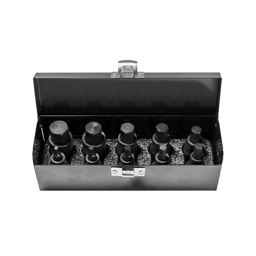 Hex Impact Socket Set 10 delar 1/2" 55 mm  456781012141719 mm