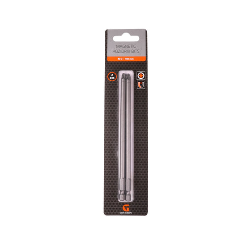 Magnetic Pozidriv Bits Nr 1 150 mm 2 st