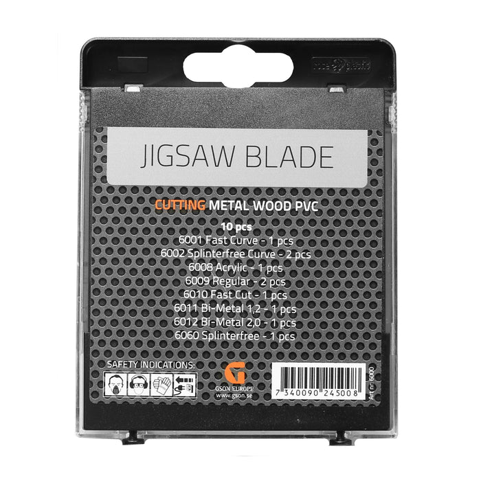Jigsaw Blade Set 10 delar