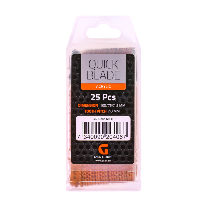 Jigsaw Blade Acrylic 25 st