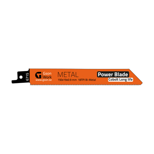 Tigerblade Metal 18 150 x 19 x 09 mm 18 TPI 10 st