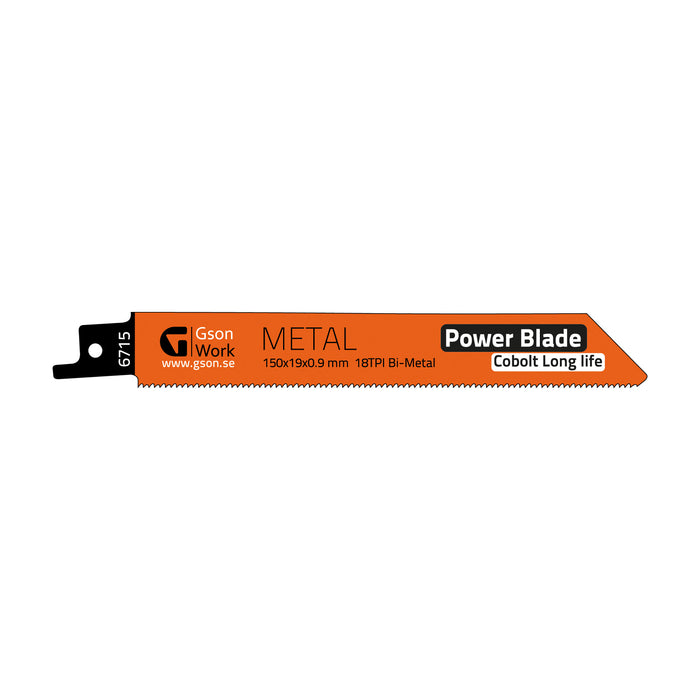 Tigerblade Metal 18 150 x 19 x 09 mm 18 TPI 5 st