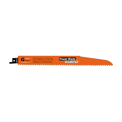 Tigerblade Demolition 225 x 22 x 16 mm 6 TPI 5 st