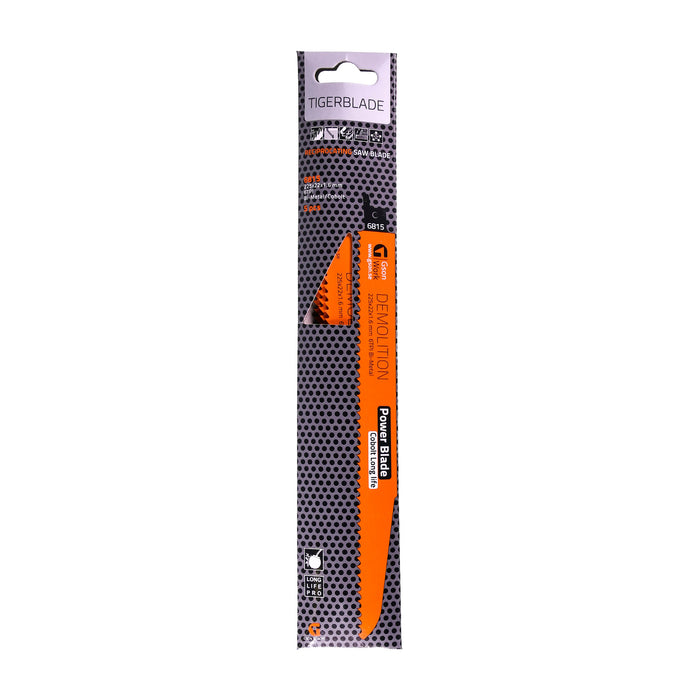 Tigerblade Demolition 225 x 22 x 1,6 mm, 6 TPI 5 st