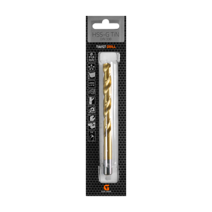 HSS-G TiN Drill 9,0 mm 1 st