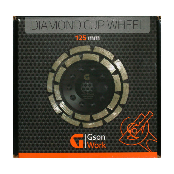 Diamond Cup Wheel 125 x 5,0 x 7,0 x 22,23 mm