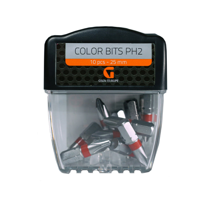 Color Bits PH2 25 mm 10st/frp