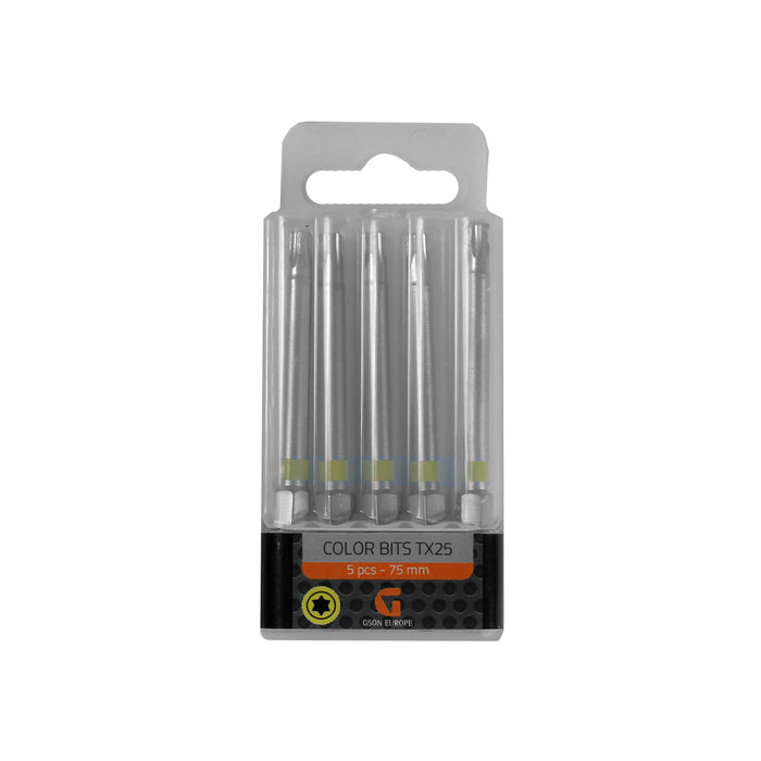 Color Bits Torx 30 75 mm 5 st