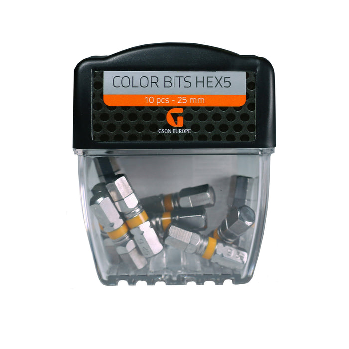 Color Bits Hex 6 mm 25 mm 10st/frp