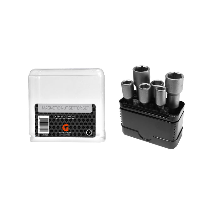Magnetic Nut Setter Set 6,7,8,10,12,13 x 65 mm
